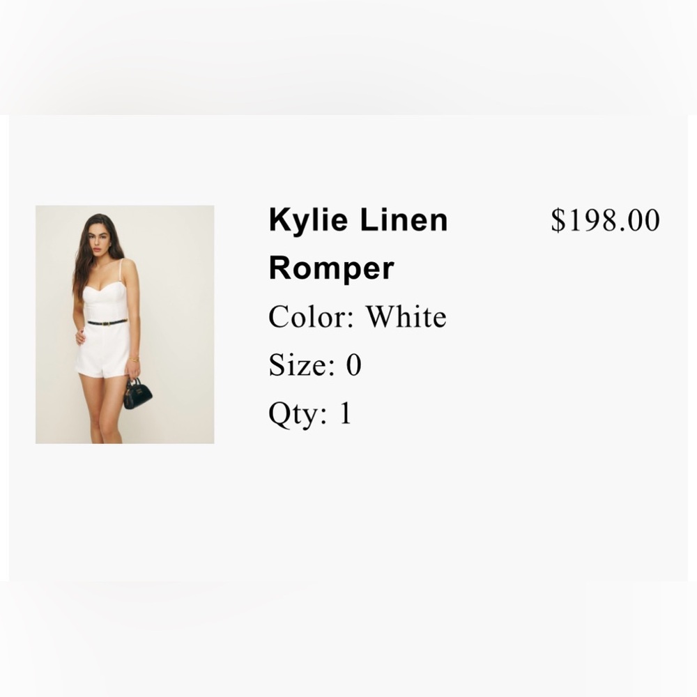 Reformation Kylie Linen
Romper - Picture 3 of 6
